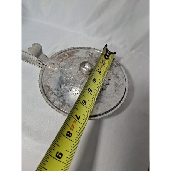 Vintage Continental Silver Co. Wild Rose Silent Butler Brilliantone #1005 - Picture 9 of 9